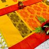 PURE COTTON HAND WORK BUTTAS SAREES SUMMER SPECIAL COLLECTION - YELLOW (1)