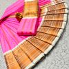 FANCY  All SELF SOFT SILK SAREES WITH KOTTANCHI SAREE - BABY PINK