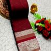 SOFT SILK FANCY BEST QUALITY POONTAMIL SOFT SILK SAREES - MERUN (1)