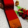 SOFT SILK FANCY BEST QUALITY POONTAMIL SOFT SILK SAREES - RED (1)