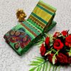 PURE COTTON SAREES SUMMER SPECIAL COLLECTION - DARK GREEN (2)