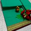 PURE COTTON JARI BORDER SAREES SUMMER SPECIAL COLLECTION - BULE