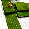 DIGITAL KUBERA PATTU VAIRA OOSI SOFTY SILK SAREES - GREEN (2)