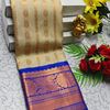 FANCY  All SELF SOFT SILK SAREES WITH KOTTANCHI BORDER - CREAM