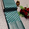 ELITE BRIDAL PICK &PICK SILK SAREES AND WEDDING ART SILK SAREES - TEAL COLOUR (2)