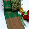 GEORGETTE FANCY SOFT SILK SAREES WITH BLOUSE MODERN FANCY  SAREES - GREEN COLOUR