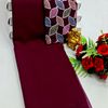 GEORGETTE FANCY SOFT SILK SAREES - MERUN