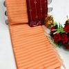 GEORGETTE FANCY SOFT SILK SAREES - TANGERINE COLOUR