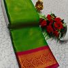 TRENDING DESIGN FANCY TISSUE SILK SAREE - GREEN