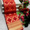 TRANDING PATOLA SILK SAREES - TOMATO COLOUR