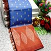 DEGITAL KARGIL PRINTED  COTTON TYPE SAREE - BLUE COLOUR (1)