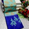 DEGITAL KARGIL PRINTED  COTTON TYPE SAREE - - LIGHT GREEN SHADE