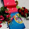 DEGITAL KARGIL PRINTED  COTTON TYPE SAREE - LIGHT PINK