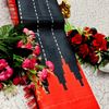 DEGITAL KARGIL PRINTED  COTTON TYPE SAREE - GRAY (3)