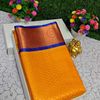 ELITE BRIDAL PICK &PICK SILK SAREES AND WEDDING ART SILK SAREES - TANGERINE COLOUR