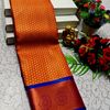 ELITE BRIDAL PICK &PICK SILK SAREES AND WEDDING ART SILK SAREES - TANGERINE COLOUR (3)