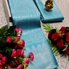 ELITE BRIDAL PICK &PICK SILK SAREES AND WEDDING ART SILK SAREES - SKY BLUE (8)