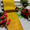 BRIDAL SILK GOLD SILVAR AND COPPER ZARI WEAVE AND WEDDING ART SILK SAREES - FLORAISON GREEN (2)