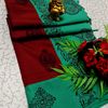 TRENDY AND FANCY ZIGZAG  BORDER STITCH COTTON SAREES - MAROON COLOR