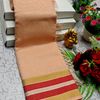 FANCY PLAIN COTTON SOFT SILK SAREES - LIGHT SANDLE (1)
