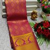 BRIDAL SILK GOLD SILVAR AND COPPER ZARI WEAVE AND WEDDING ART SILK SAREES - VADAMALLI (1)