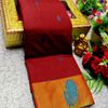 VAALAINAAR (VAZHAI) PATTU SOFT SILK SAREES FUNCTION AND FESTIVALS PERPECT WEAR - MERUN