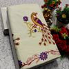 TRENDING KERALA SPECIAL FULL WORK EMBOSSED DIGITAL PRINTING COTTON SAREE COLLECTIONS - BEIGE COLOUR (58)