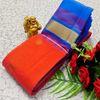 Korvai kotanji Trendy & Fancy bhutta and 2/100 Silk Cotton Sarees Function wear - ORANGE (1)