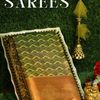 Samuthrika / Vasthrakala Bridal Silk Saree Wedding Saree - GREEN (1)