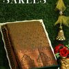 Bridal silk gold silvar and copper zari weave and wedding art silk sarees - OLIVE GREEN (3)