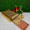Bridal Silk Gold Silvar And Copper Zari Weave And Wedding Art Silk Sarees - CHOCOLATE COLOR (7)