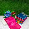 Fancy Print  Office Wear Cotton Sarees All Over Body Circle Poo Design Premium Look lightweight Comfortable Wear - DARK PINK