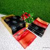 Fancy print office wear cotton sarees all over body  poo pattern design premium look lightweight comfortable wear - BLACK