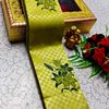 Kubera borderless elite bridal rapier fancy light weight silk type sarees function wear - LEMON COLOUR