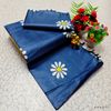 Elegant Pashmina Cotton Saree – Trending Collection - NORMAL  BLUE