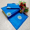 Elegant Pashmina Cotton Saree – Trending Collection - BLUE SHADE