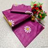 Elegant Pashmina Cotton Saree – Trending Collection - PLUM COLOUR
