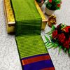 Beauty checked soft silk rich look design soft material function and party wear - LEMON GREEN N