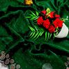 Celestial grace: space silk saree  modern fancy item sarees - DARK GREEN