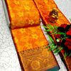 Wedding luxury silk saree with premium zari design || wedding sarees collection - TANGERINE COLOUR
