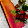 JYOTHIKA INSPIRED TRENDING  TISSUE SILK SAREES - BRONCE COLOUR