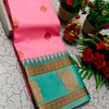 A "Retta Petta" soft silk saree with Rich Pallu and Blouse - BABY PINK