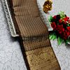 Ayusha Pattu Saree  Pure Silk with Grand Zari Work - BROWN (1)