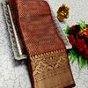 Ayusha Pattu Saree  Pure Silk with Grand Zari Work - MERUN (2)