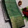 Ayusha Pattu Saree  Pure Silk with Grand Zari Work - TEAL COLOUR (1)