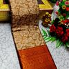 Ayusha Pattu Saree  Pure Silk with Grand Zari Work - BRONCE COLOUR