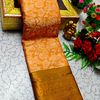 Ayusha Pattu Saree  Pure Silk with Grand Zari Work - ORANGE N
