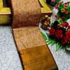 Ayusha Pattu Saree  Pure Silk with Grand Zari Work - DARK GOLD (1)