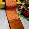 Ayusha Pattu Saree  Pure Silk with Grand Zari Work - LIGHT ORANGE (1)