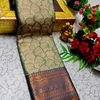 Ayusha Pattu Saree  Pure Silk with Grand Zari Work - OLIVE GREEN (1)